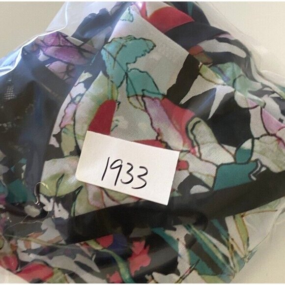 Nicole Miller Women's Sleeveless Tropical Floral Colorful Tunic Blouse S - Picture 8 of 8